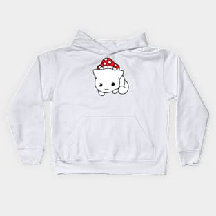 Cottagecore Cat Kids Hoodie